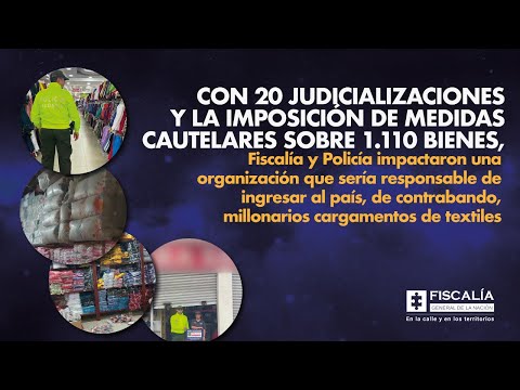 Fiscal Francisco Barbosa: Impactada Tierra Santa, organización que sería responsable de contrabando