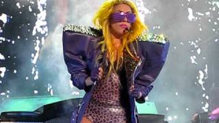 gaga live monster ball 2011 atlantic city grease & glitter