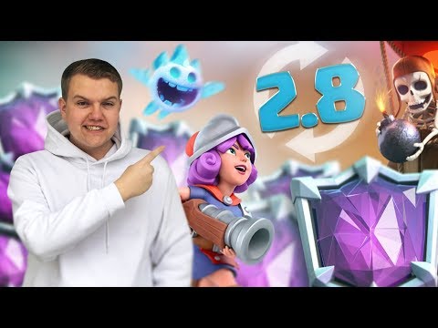 7,000+ TROPHIES! 2.8 Balloon Musketeer Cycle Deck LIVE Ladder Gameplay - Clash Royale
