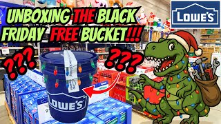 Lowe's Black Friday Bucket Unboxing | What's Inside