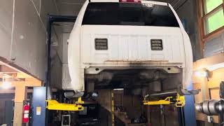 Ram Ecodiesel engine replacement (spun main bearings) involving cab removal