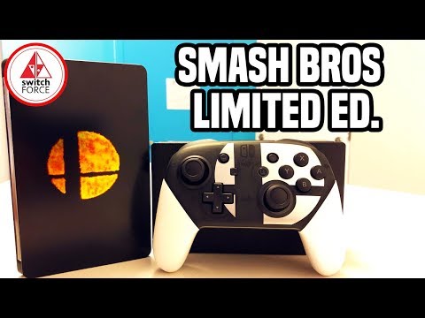 Smash Bros Ultimate Limited Edition Unboxing - Smash Bros Pro Controller Review