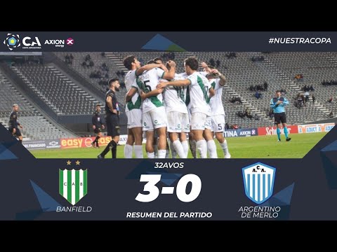 32avos: Banfield 3 - Argentino de Merlo 0