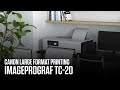 Canon imagePROGRAF TC-20 – Entry model large format printer