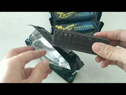 Coklat Turki Turkish bitter chocolate Eti Karam Gurme madeinturkiye - unboxing eating