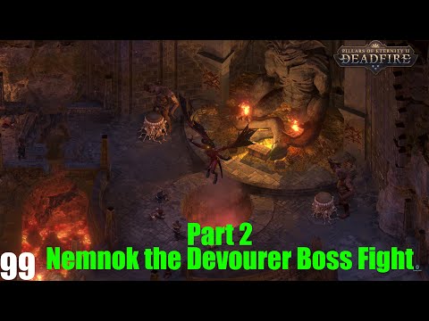 Nemnok The Devourer Boss Fight - Pillars of Eternity II : Deadfire (Veteran Walkthrough) Part 99
