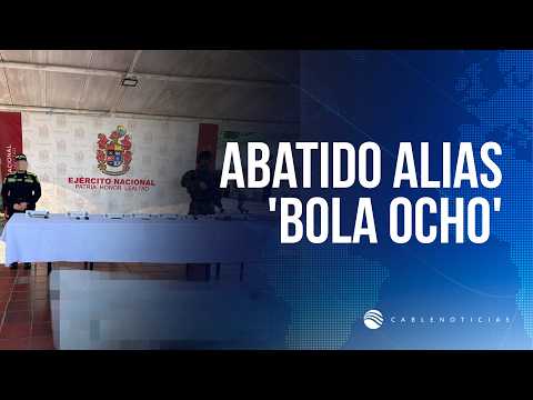 Alias 'Bola Ocho' murió en operación militar en Bolívar