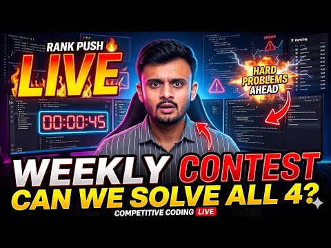 LEETCODE WEEKLY VIRTUAL CONTEST 505 LIVE | Live Coding Solutions