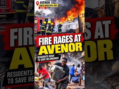 Residents Scramble to Recover Items as Fire Rages at Avenor