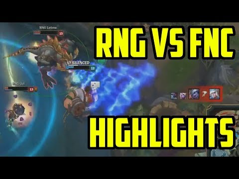 RNG vs FNC Highlights - Worlds 2017 Quarter Final 3 (All Games)