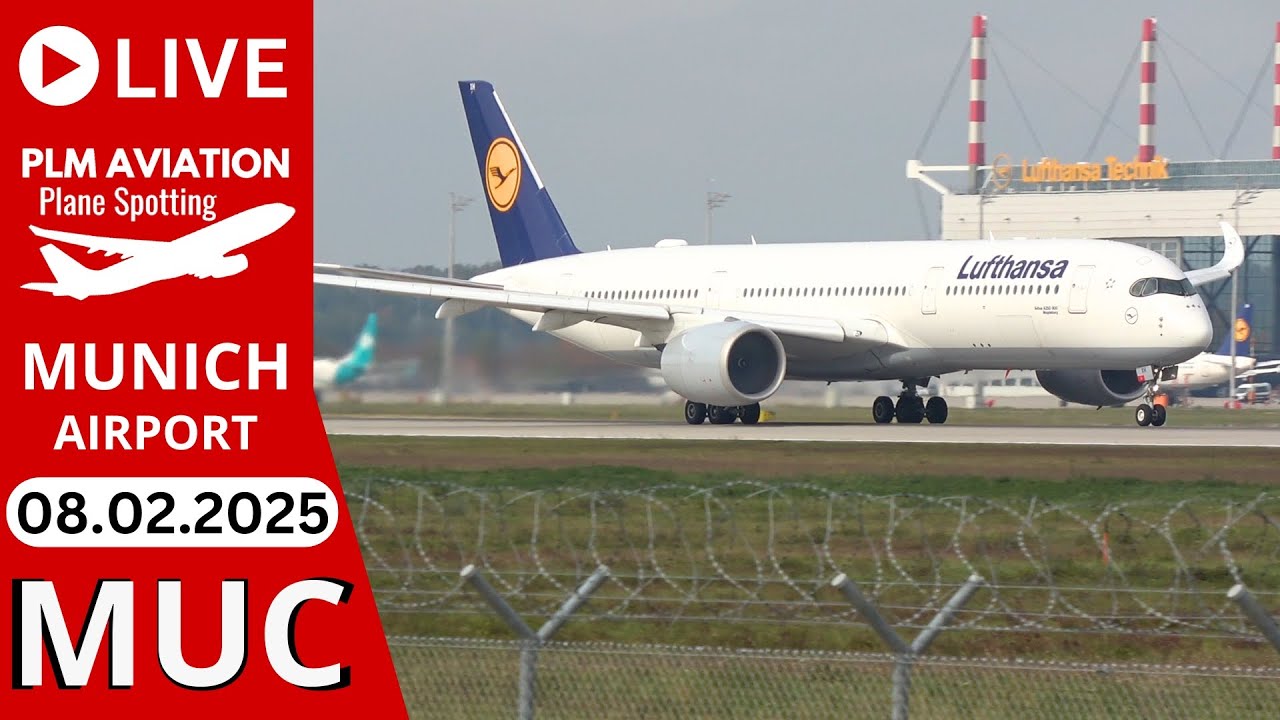 🔴 LIVE PLANE SPOTTING @ Munich Airport MUC/EDDM 🇩🇪 BIG SATURDAY SHOW