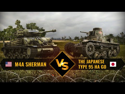 Pacific Tank Battles : The American Sherman vs the Japanese Type 95 Ha Go