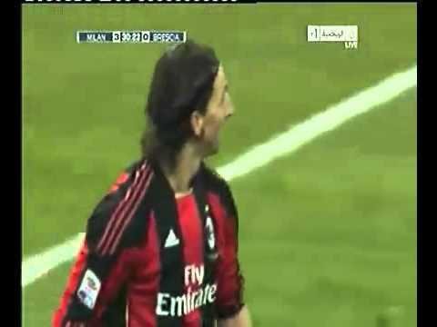 MILAN - BRESCIA 3-0 IBRAHIMOVIC GOAL HD 04.12.2010