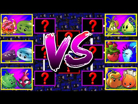 Tournament All Pult Plant - Who Will Win? - PvZ 2 Battlez Plant vs Plant