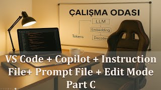 Üyelere Özel Çalışma Odası: VS Code + Copilot + Instruction File+ Prompt File + 