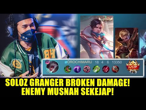 SOLOZ GRANGER BROKEN DAMAGE! ENEMY MUSNAH SEKEJAP!