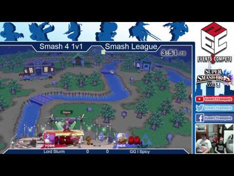 Iowa Smash Tournament Weekly #1 Singles: Lord Sturm (Yoshi) vs. Spicy (Sheik/Olimar) - LB