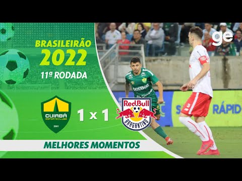Gols e lances de Cuiabá x Red Bull Bragantino