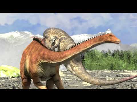 [SFM] Walking With Dinosaurs Remake - Allosaurus Attacks Diplodocus Female