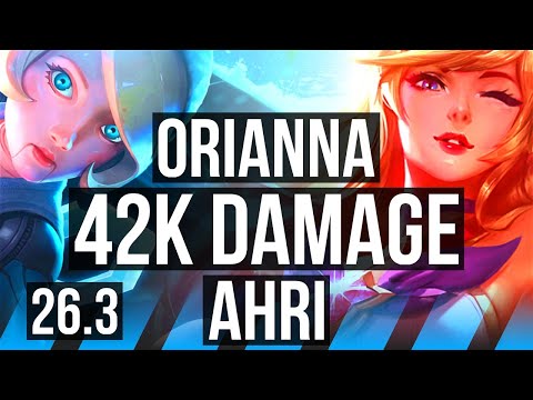 ORIANNA vs AHRI (MID) | 42K damage | KR Master | 26.3
