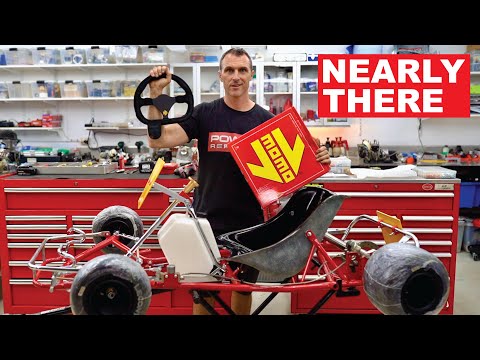 Vintage DAP Kart Restoration: Episode 6 - FINALLY! A Complete Rolling Chassis - POWER REPUBLIC