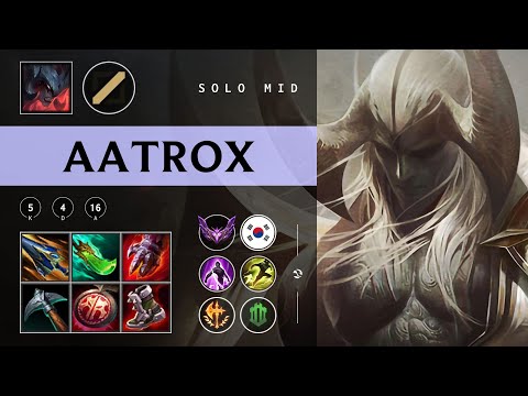 Aatrox Mid vs Galio - KR Master Patch 25.22