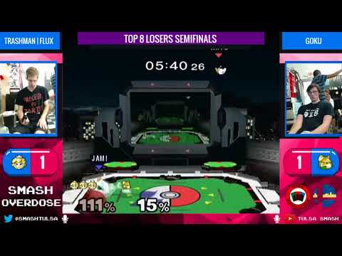 Smash Overdose 3 - Flux (Peach) vs Goku (Fox) - Top 8 Losers Semis