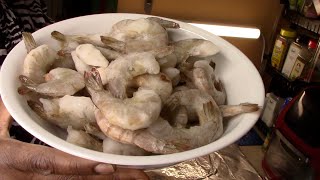 Seafood Shopping, 27 Cents Each For 57 Extra Large Shrimp Or 15.89 (32oz)