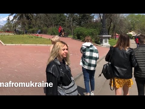 Walking in Dnipro, Ukraine. Weekend footage before the war 🇺🇦