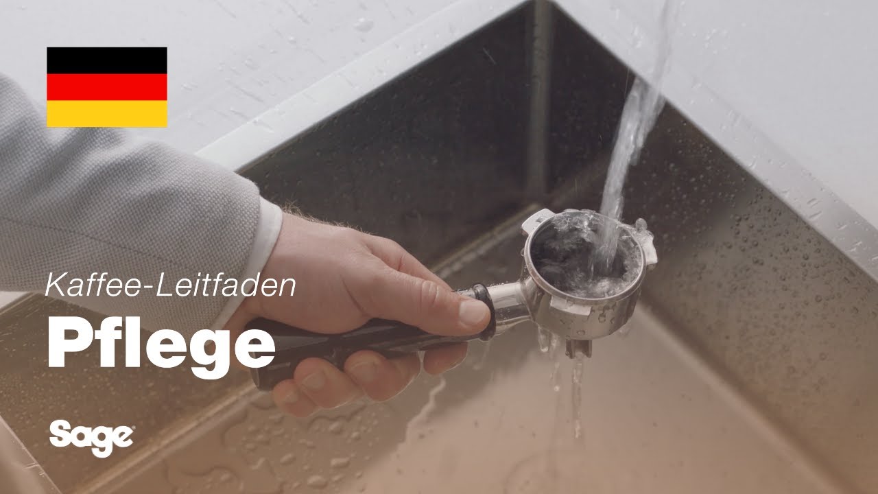 Ausspülen der Siebeinsätze