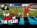 Reacting To My Top 10 Plays Of The Year From Madden 20