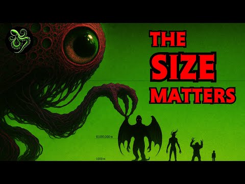 The Most DISTURBING Entities in the Cthulhu Mythos Compared by Scale