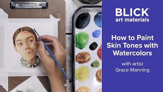 How to Paint a Realistic Light Skin Tone with Watercolors | Step-by-Step Tutorial