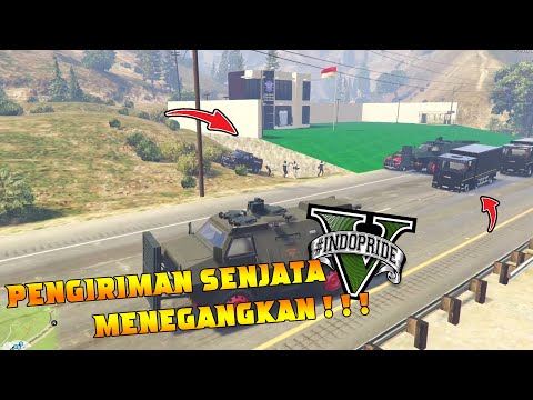 PENGIRIMAN SENJATA MENEGANGKAN !!! - GTA V ROLEPLAY INDONESIA