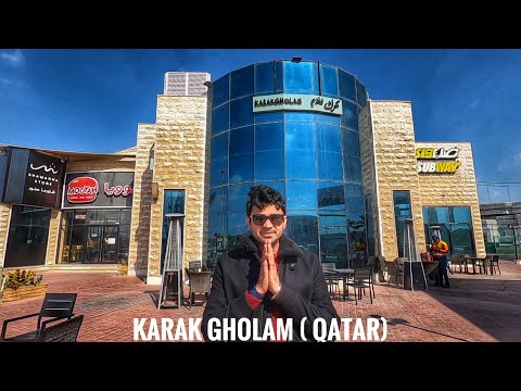 KARAK GHOLAM QATAR 🇶🇦 | Comida de fusão árabe indiana | Vlog gastronômico | Tour gastronômico no Catar