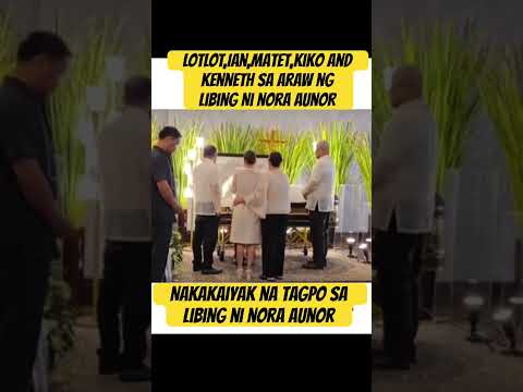 NAKAKAIYAK NA TAGPO SA LIBING NI NORA AUNOR #noraaunor #rip #family #actress #superstar #shorts