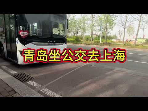 青岛坐公交去上海 走一条沿着海岸线的公交线路#城市公交车 #保持热爱奔赴山海 #绿色出行低碳又环保 #公共交通 #乘着大巴看中国