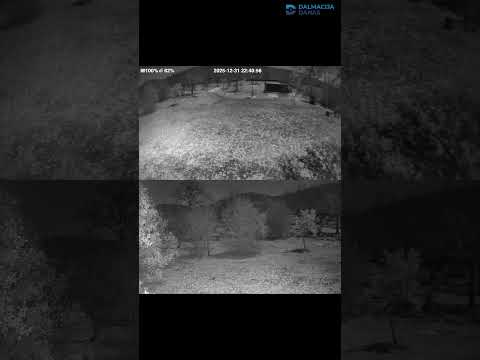 Što je snimila nadzorna kamera tijekom noći u Zagori?