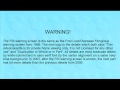 Disney Blue Warning Screen