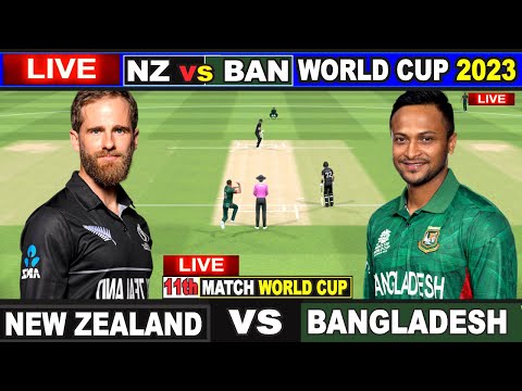 Live: NZ Vs BAN, ICC World Cup 2023 | Live Match Centre | New Zealand Vs Bangladesh | 2nd Innings
