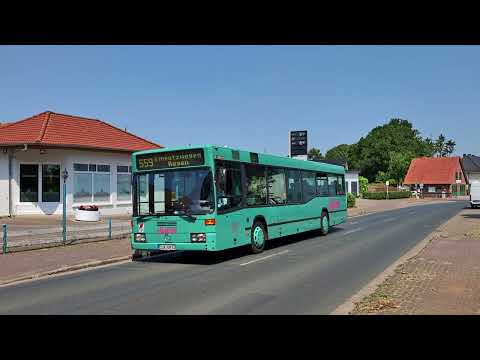 (SOUND) Mitfahrt im MB O 405 N2 - Wilhelm Giese Bus GmbH - ex Bremer Straßenbahn AG / Wagen 4141