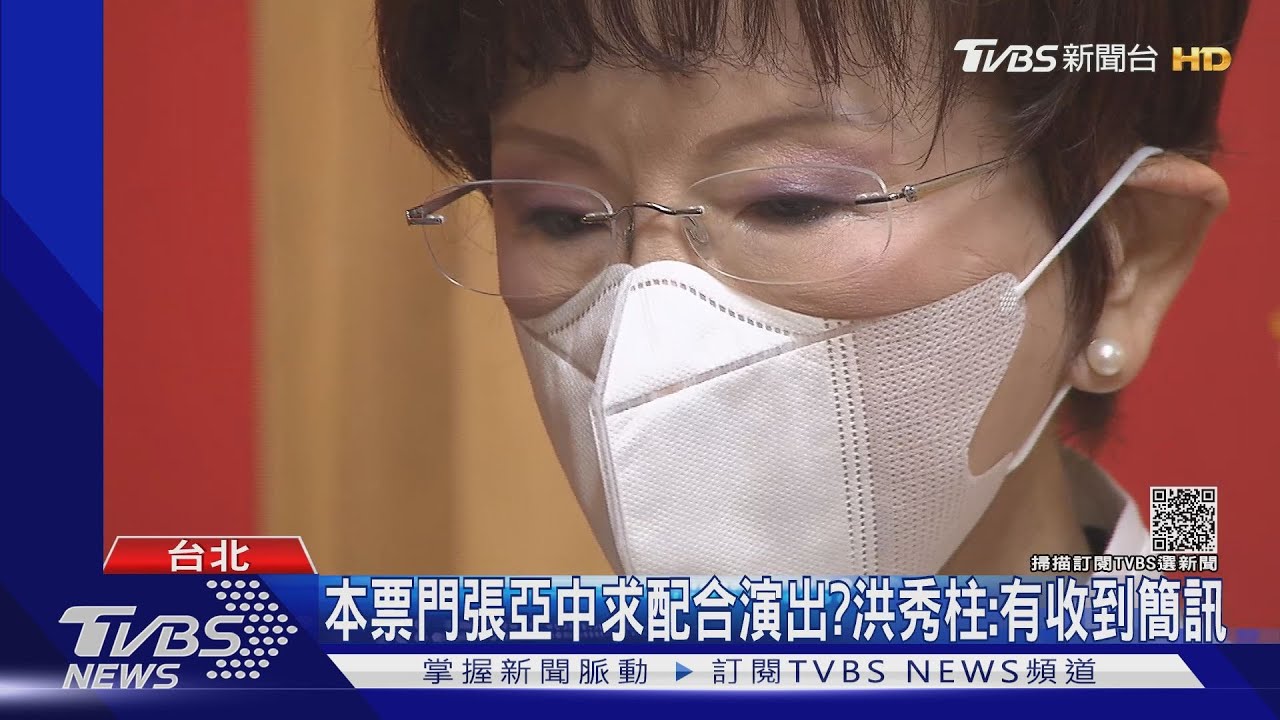 本票門張亞中求配合演出?洪秀柱:有收到簡訊