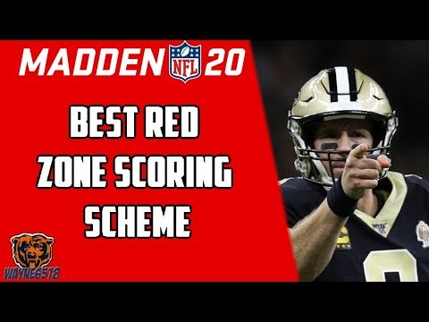 MADDEN 20 HOW TO SCORE IN THE RED ZONE - BEST OFFENSIVE SCHEME MADDEN 20 - RED ZONE MONEY PLAYS