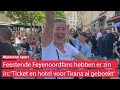 Feyenoordfans in MARSEILLE feesten, ZINGEN en twijfelen niet aan goede afloop voor FEYENOORD