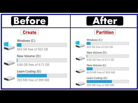 How to Create Hard Drive Partition on Windows 10 | Computer में Drive Partition कैसे करें