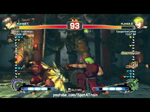 SSF4 - Kiryu Tsukimiya (Guy) vs. TangerineCoffee (Ken)