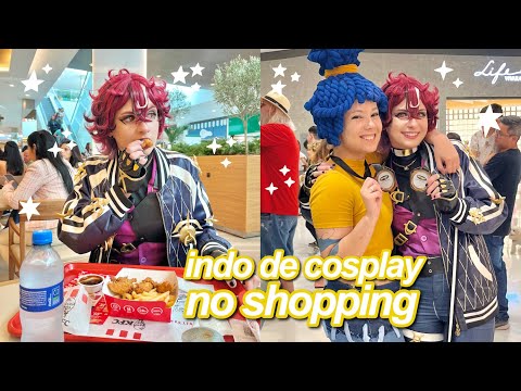 Indo de cosplay no shopping e ganhando pódio em um concurso cosplay!