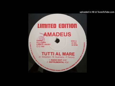AMADEUS - Tutti al mare (Radio Edit) - 1992