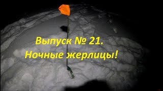 Ловля щуки на жерлицы зимой ночью