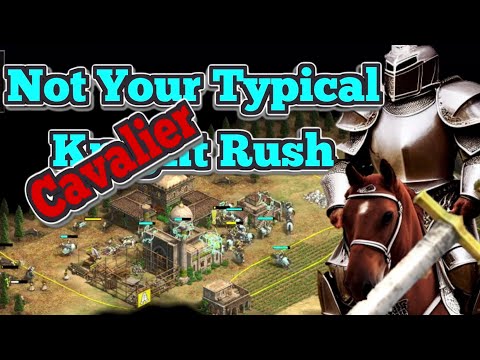 Fastest Double Burgundian Stable Cavalier Rush Possible! Nice Clean Build Order